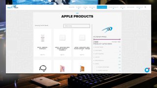 Multitech IT Store - Shop page product listing by category selected