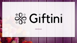 GIFTINI Online Shopping - Grayscale Version