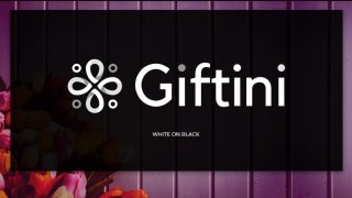 GIFTINI Online Shopping - White on black