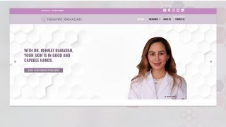 Dr Nehmat Ramadan Dermatologist  - Full screen slider with CTA